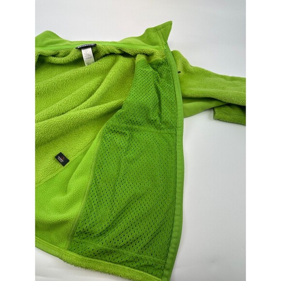 Patagonia R2 Fleece Jacket Bright Neon Green Full Zip Polartec Womens Medium - Picture 13 of 13